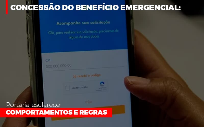 Concessao Do Beneficio Emergencial Portaria Esclarece Comportamentos E Regras Notícias E Artigos Contábeis - Razão Contabilidade │ Contabilidade na Bahia