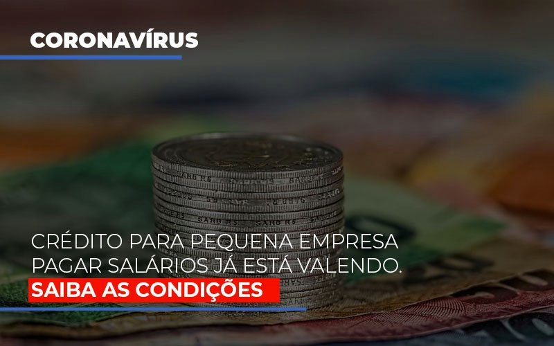 Credito Para Pequena Empresa Pagar Salarios Ja Esta Valendo Notícias E Artigos Contábeis - Razão Contabilidade │ Contabilidade na Bahia