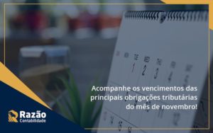 Acompanhe Os Vencimentos Razao - Razão Contabilidade │ Contabilidade na Bahia